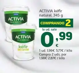 HiperDino ACTIVIA kéfir natural oferta