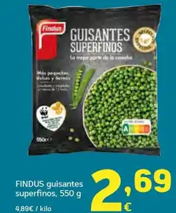 HiperDino FINDUS guisantes superfinos oferta