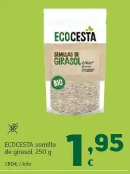 HiperDino ECOCESTA semilla de girasol oferta