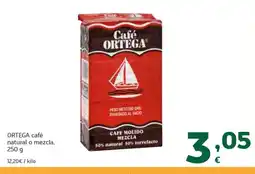 HiperDino ORTEGA café natural o mezcla oferta