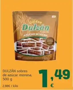 HiperDino DULZÁN sobres de azúcar morena oferta