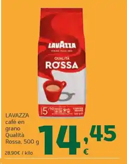 HiperDino LAVAZZA café en grano Qualità Rossa oferta