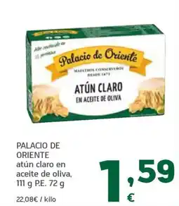 HiperDino PALACIO DE ORIENTE atún claro en aceite de oliva oferta