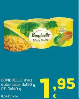 HiperDino BONDUELLE maíz dulce oferta