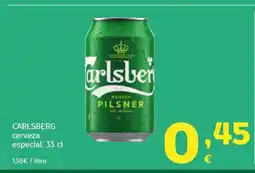 HiperDino CARLSBERG cerveza especial oferta