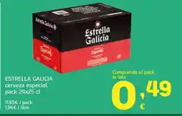 HiperDino ESTRELLA GALICIA cerveza especial oferta