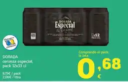 HiperDino DORADA cerveza especial oferta
