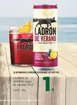 HiperDino LADRÓN DE VERANO tinto de verano oferta
