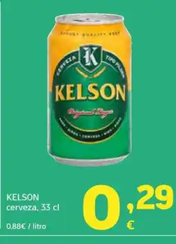 HiperDino KELSON cerveza oferta