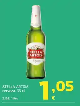HiperDino STELLA ARTOIS cerveza oferta