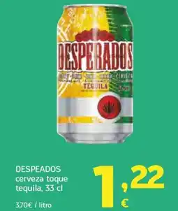 HiperDino DESPEADOS cerveza toque tequila oferta