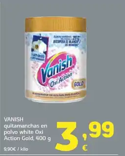 HiperDino VANISH quitamanchas en polvo white Oxi Action Gold oferta