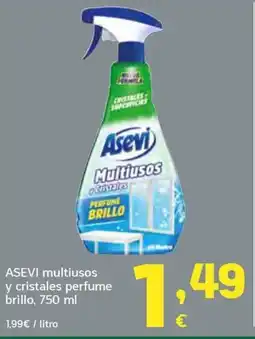 HiperDino ASEVI multiusos y cristales perfume brillo oferta