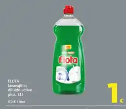 HiperDino FLOTA lavavajillas diluido active plus oferta