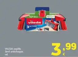 HiperDino VILEDA cepillo 3en1 antichoque oferta