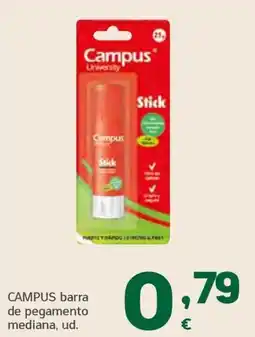 HiperDino CAMPUS barra de pegamento mediana, ud. oferta