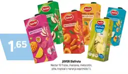 Coviran JUVER Disfruta Néctar 10 frutas, manzana, melocotón, piña, tropical o naranja exprimida oferta