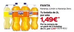 Coviran FANTA Naranja, Limón o Naranja Zero oferta