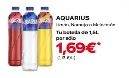 Coviran AQUARIUS Limón, Naranja o Melocotón oferta