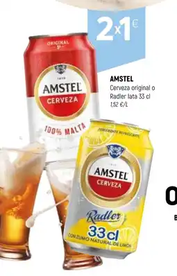 Coviran AMSTEL Cerveza original o Radler lata oferta