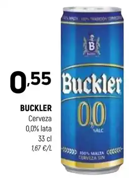 Coviran BUCKLER Cerveza 0,0% lata oferta