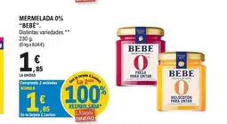 E.Leclerc BEBÉ Mermelada 0% oferta
