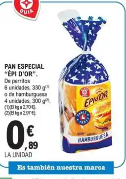 E.Leclerc ÉPI D'OR Pan especial oferta