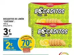 E.Leclerc CUÉTARA Bocaditos de limón oferta