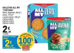 E.Leclerc CUÉTARA Galletas all my oferta