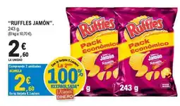 E.Leclerc RUFFLES Jamón oferta