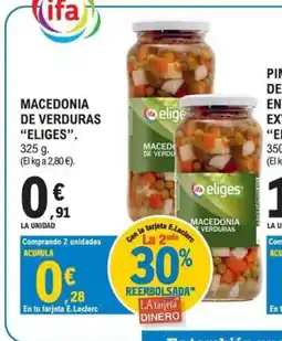 E.Leclerc ELIGES Macedonia de verduras oferta