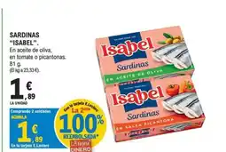 E.Leclerc ISABEL Sardinas oferta