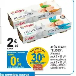 E.Leclerc ELIGES Atún claro oferta