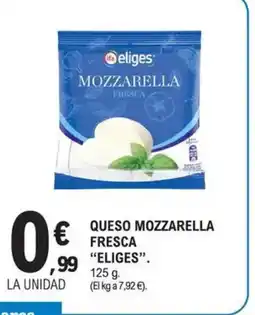 E.Leclerc ELIGS Queso mozzarella fresca oferta