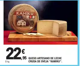 E.Leclerc KAMIKU Queso artesano de leche cruda de oveja oferta