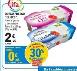 E.Leclerc ELIGES Queso fresco oferta