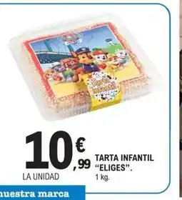 E.Leclerc ELIGES Tarta infantil oferta