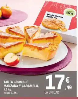 E.Leclerc Tarta crumble manzana y caramelo. oferta