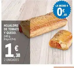 E.Leclerc Hojaldre de tomate y queso oferta