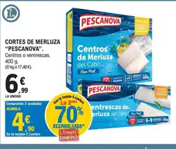 E.Leclerc PESCANOVA Cortes de merluza oferta