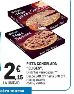 E.Leclerc ELIGES Pizza congelada oferta