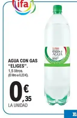 E.Leclerc ELIGES Agua con gas oferta