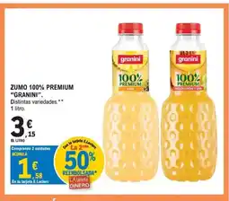 E.Leclerc GRANINI Zumo 100% premium oferta
