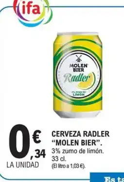 E.Leclerc MOLEN BIER Cerveza radler oferta