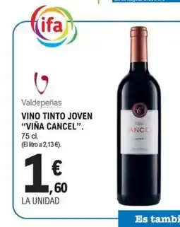 E.Leclerc VIÑA CANCEL Vino tinto joven oferta