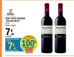 E.Leclerc SOLAR VIEJO Vino tinto crianza oferta