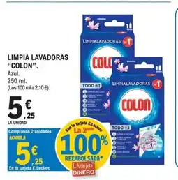 E.Leclerc COLON Limpia lavadoras oferta
