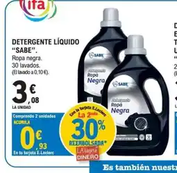 E.Leclerc SABE Detergente líquido oferta