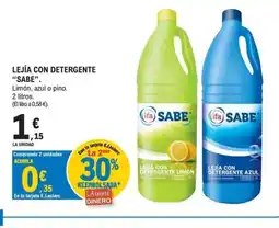 E.Leclerc SABE Lejía con detergente oferta