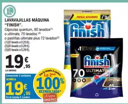E.Leclerc FINISH Lavavajillas máquina oferta